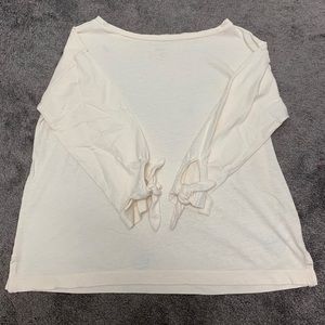 Madewell boat neck top with 3/4 sleeve!!